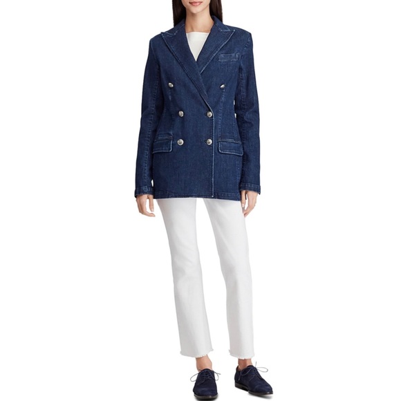ralph lauren denim blazer